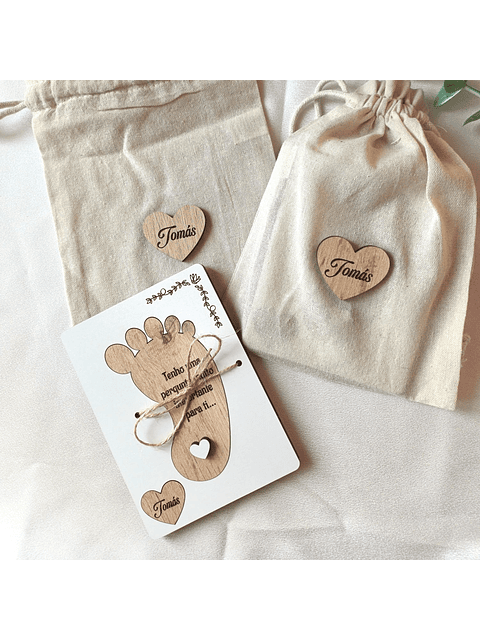 Convite Padrinhos (Pezinho)