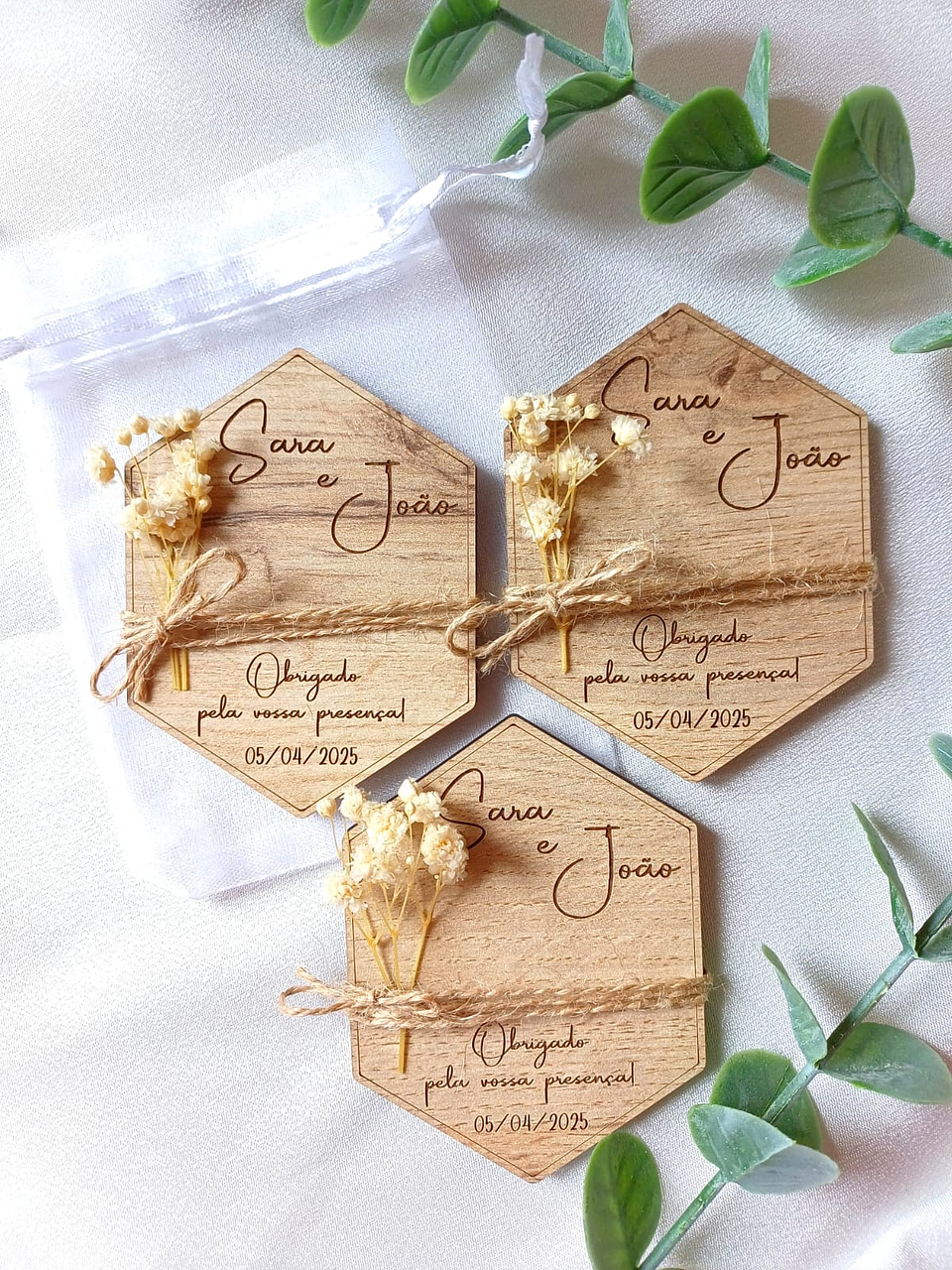 Íman Lembrança com Gypsophila - Lembrança 1