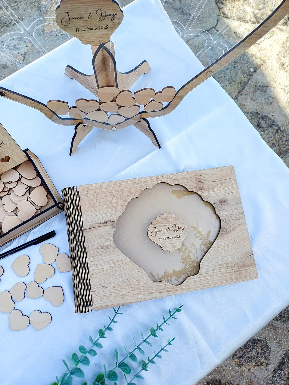 Quadro Assinaturas + Livro Honra 