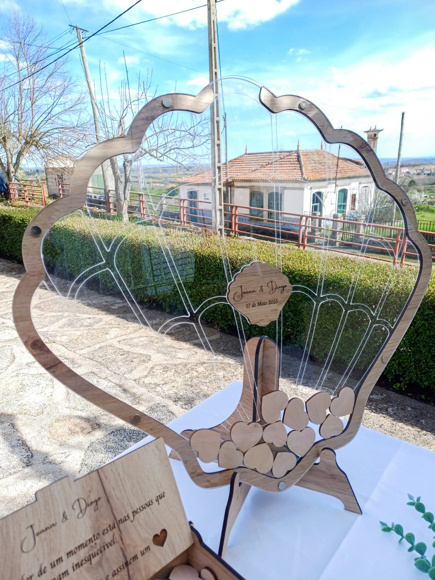 Quadro Assinaturas + Livro Honra 