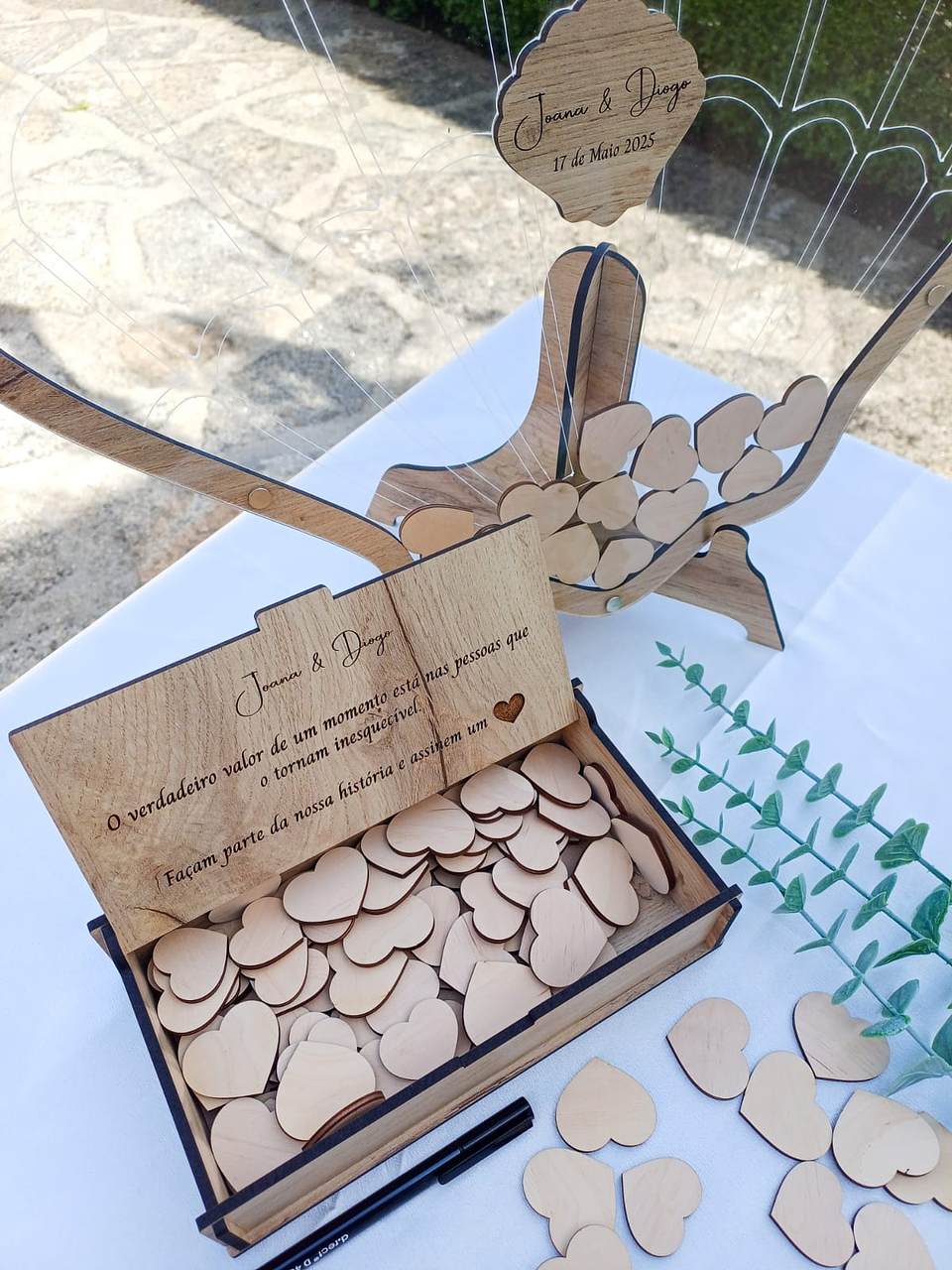 Quadro Assinaturas + Livro Honra 