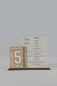 Marcador de Mesa c/menu Madeira - Thumbnail 2