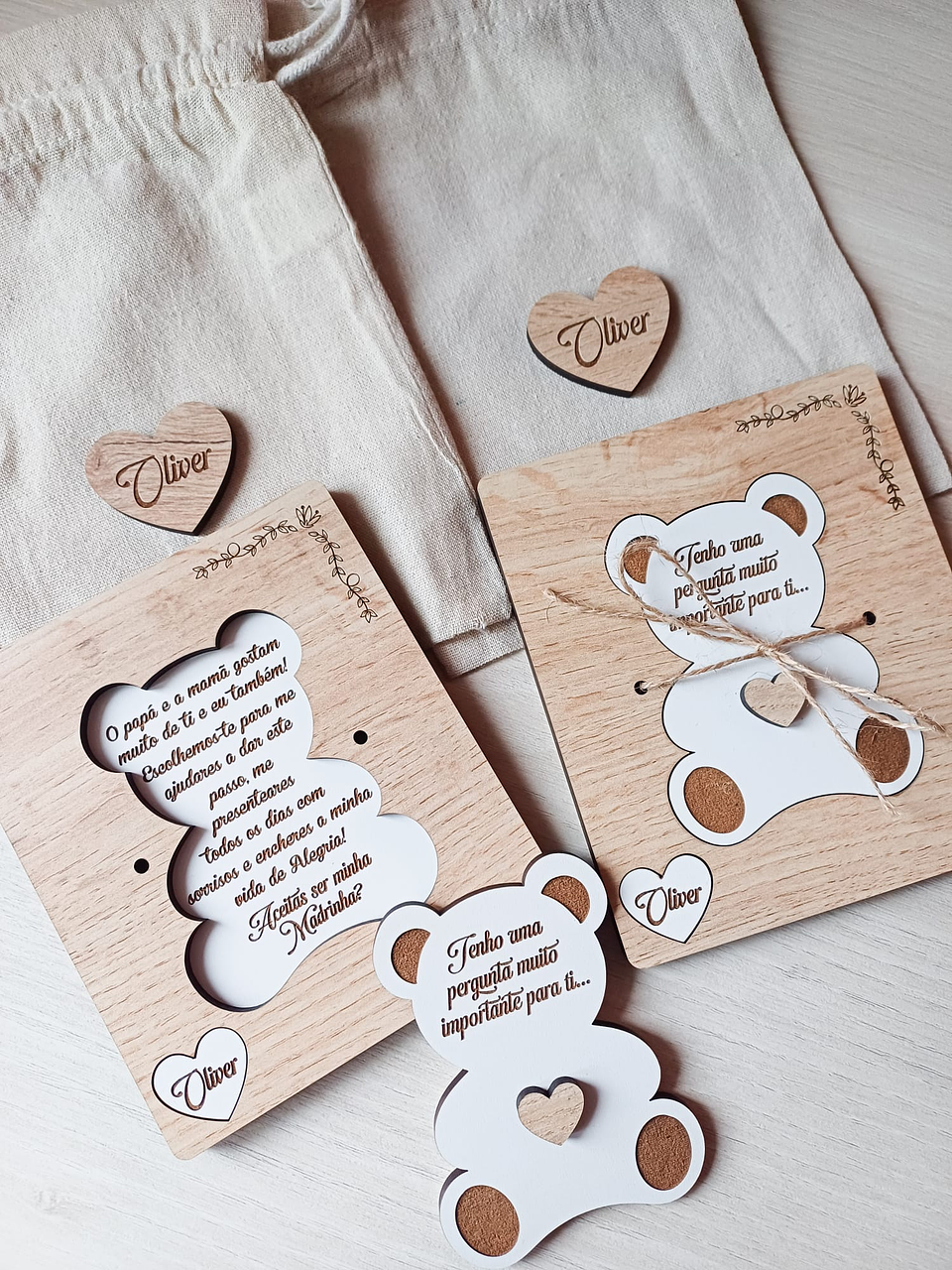 Convite Padrinhos (Ursinho) 2