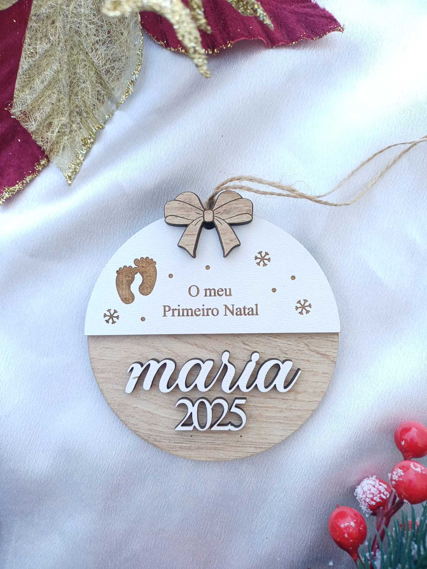 Bola Natal Madeira O meu Primeiro Natal 1