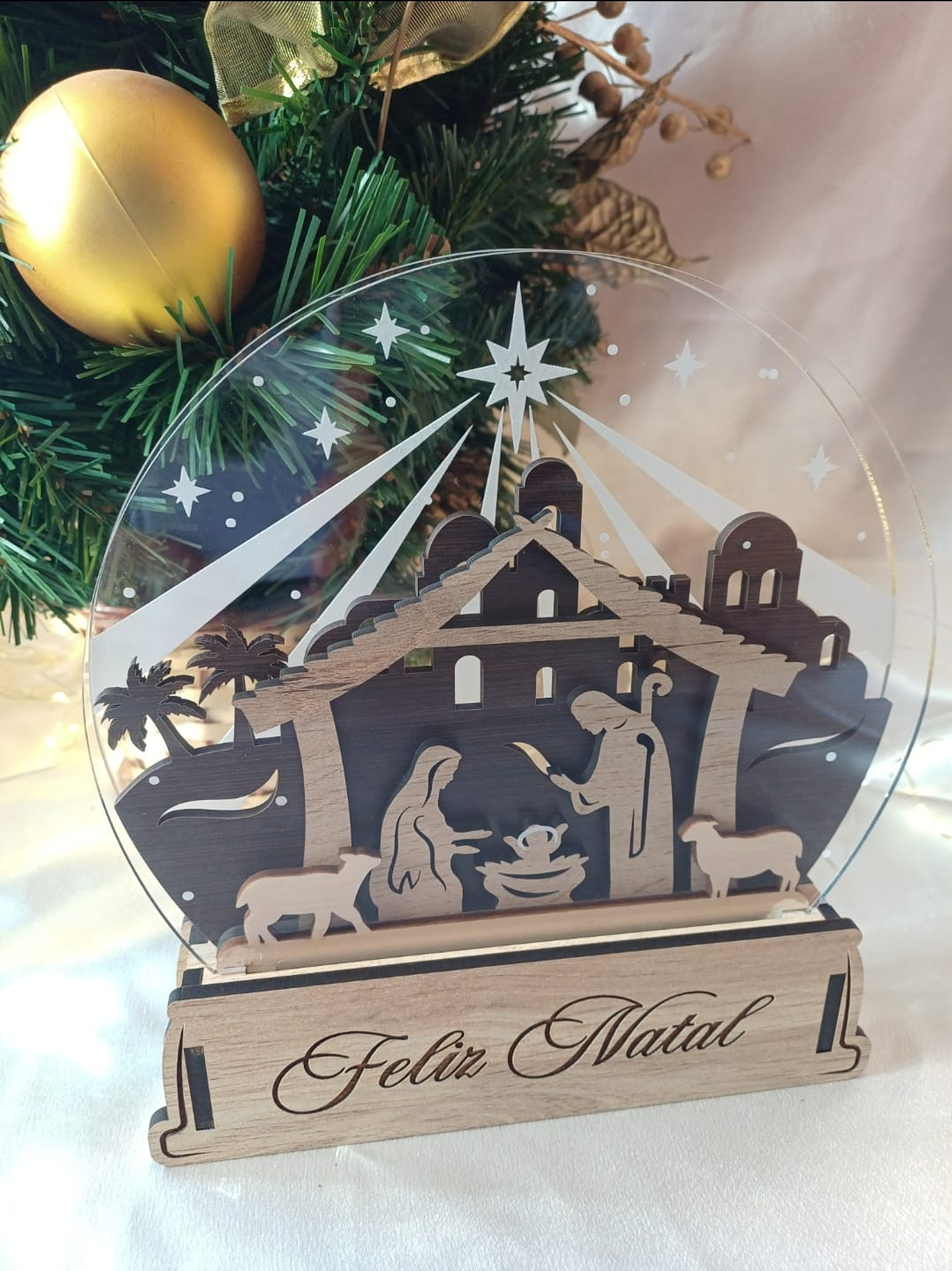 Globo Natal Presépio 1