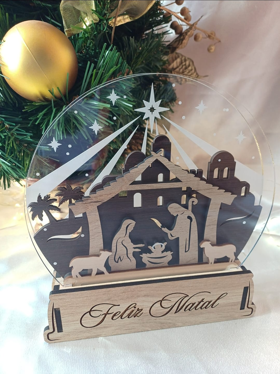 Globo Natal Presépio 1