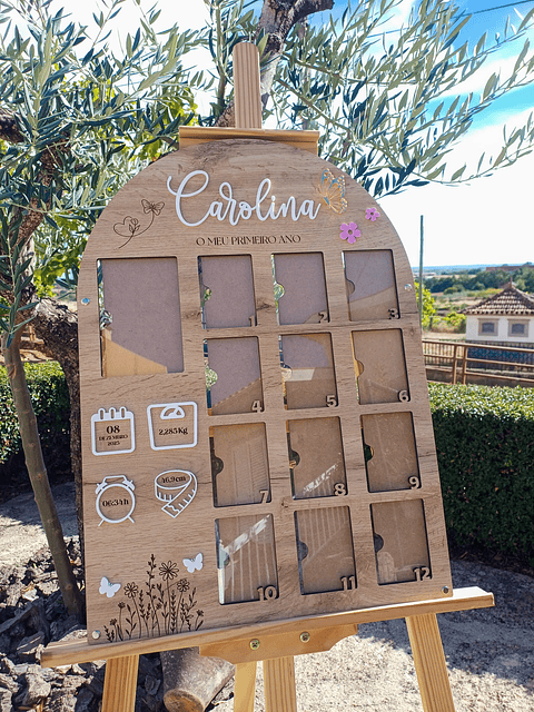 Quadro Fotos Primeiro Ano