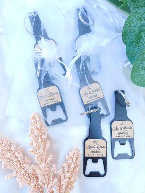 Porta-chaves abre-caricas - Lembrança