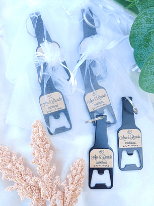 Porta-chaves abre-caricas - Lembrança