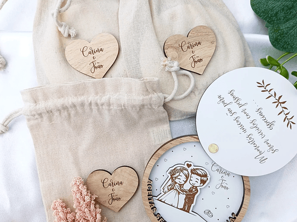 As Vantagens dos Artigos Personalizados no Casamento | Estúdio 166