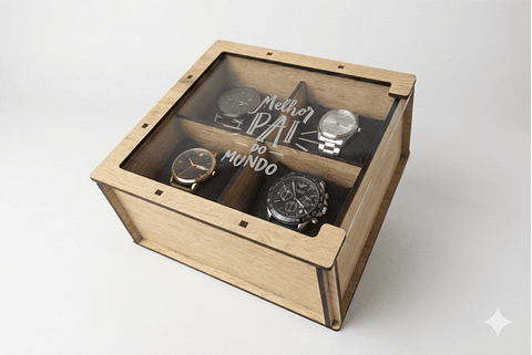 Caixa Organizadora de Relógios 