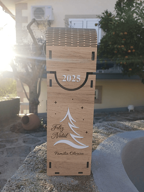 Caixa para garrafa de Vinho