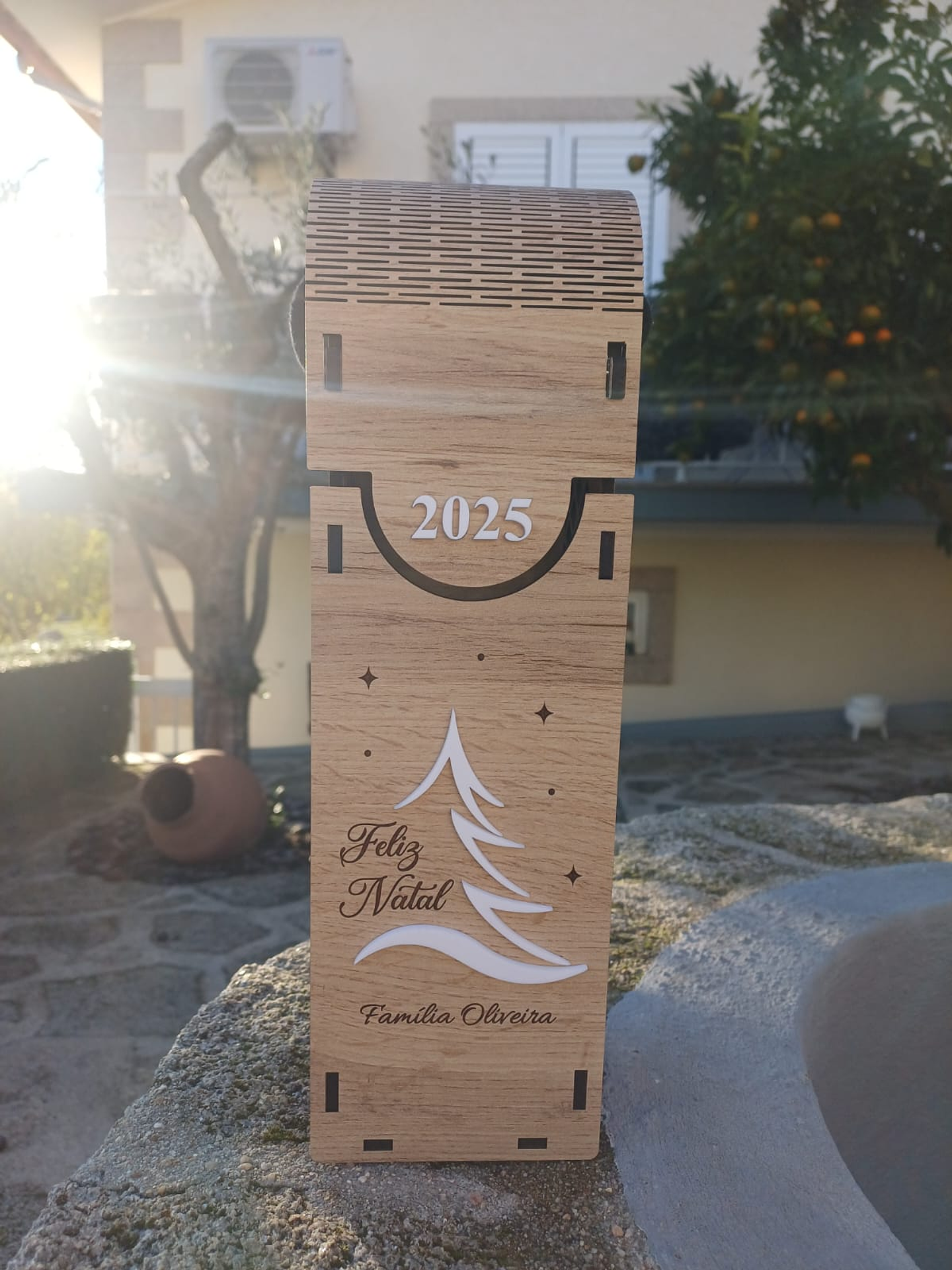 Caixa para garrafa de Vinho 1