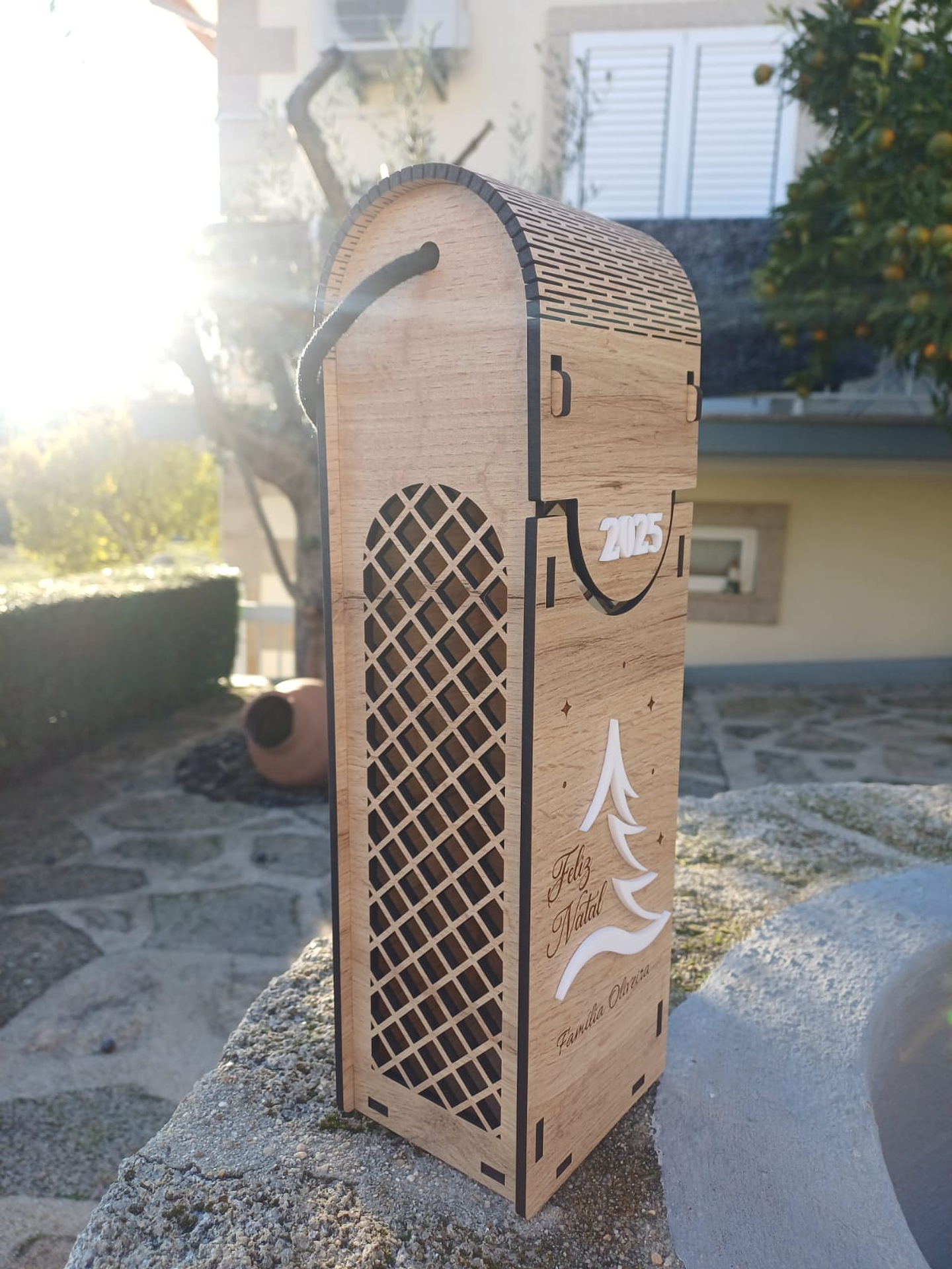 Caixa para garrafa de Vinho 2