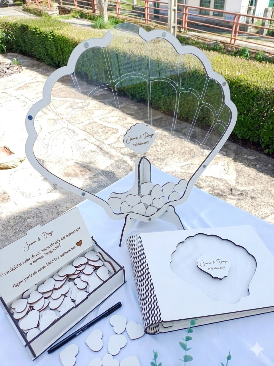 Quadro Assinaturas + Livro Honra 