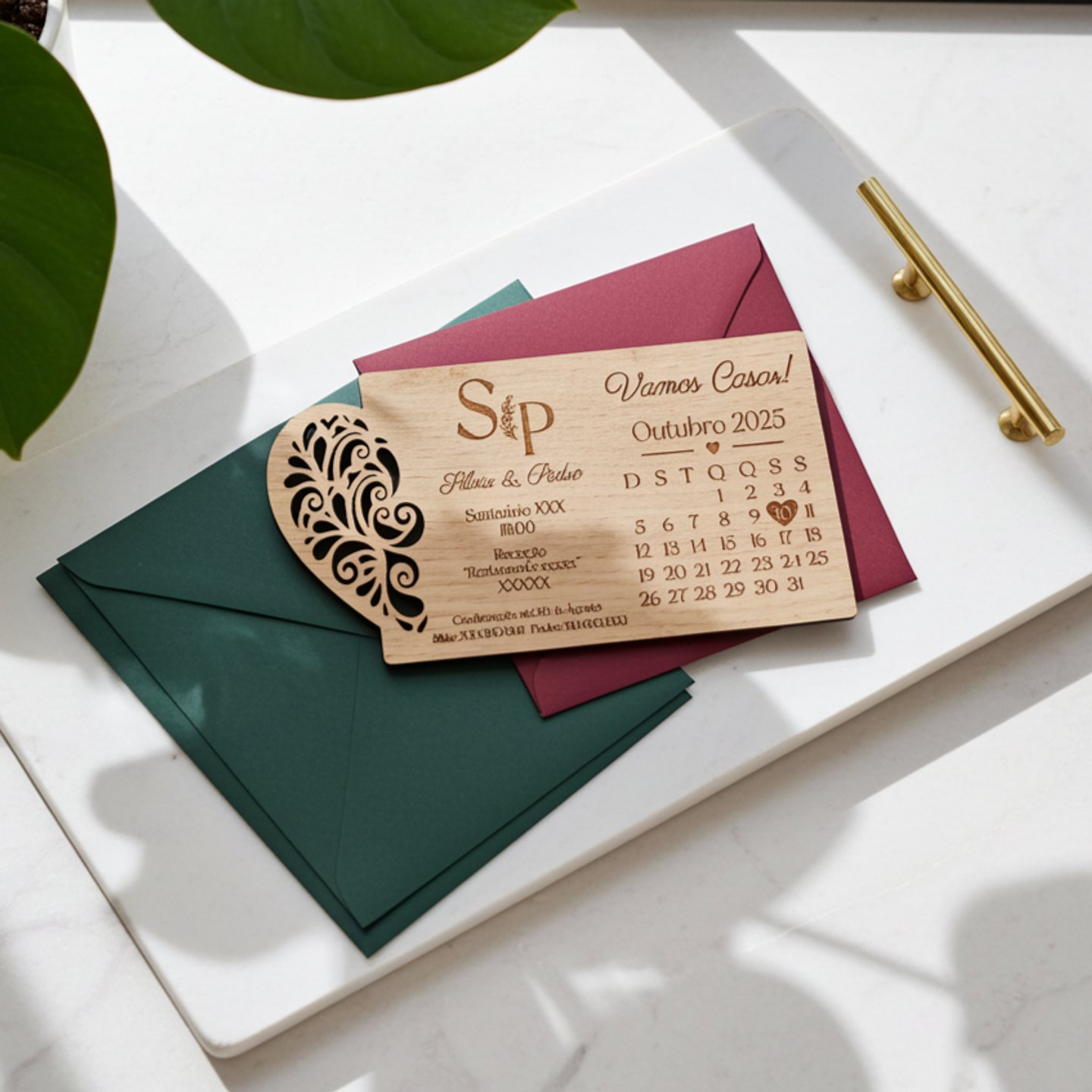 Convite Madeira Calendário 1