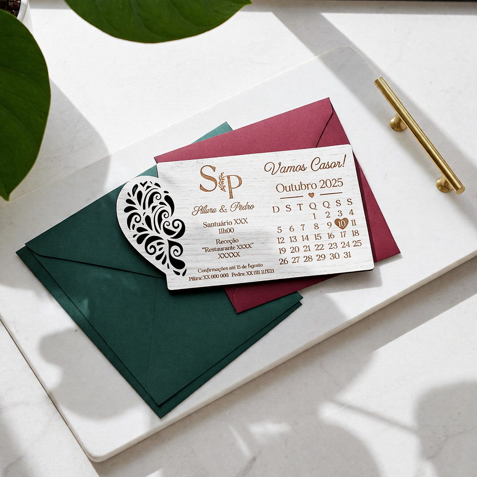 Convite Madeira Calendário 2