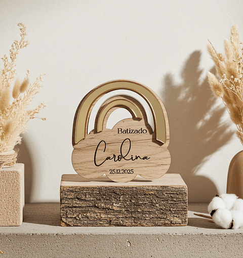 Íman Madeira Arco Íris - Lembrança