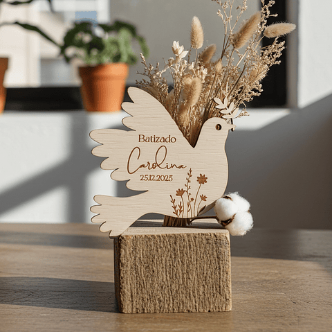 Íman Madeira Pomba - Lembrança