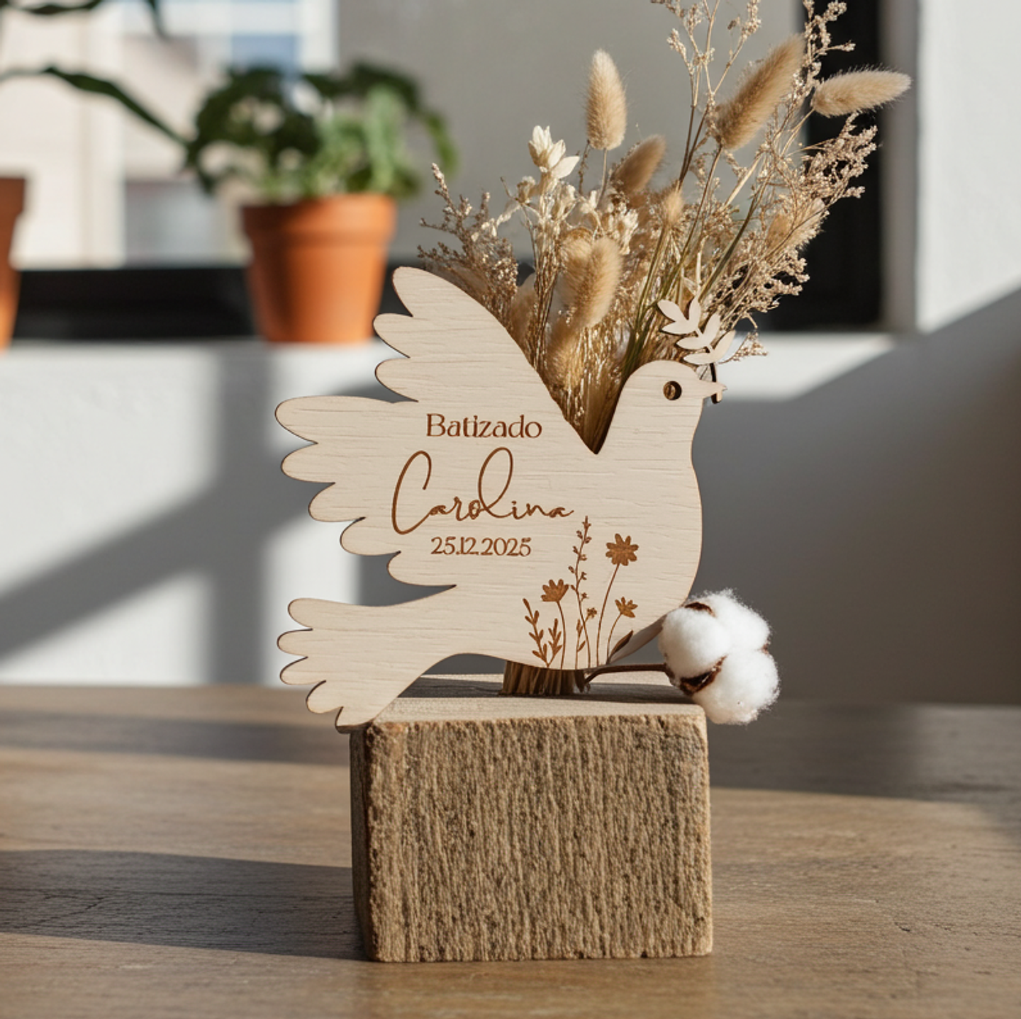 Íman Madeira Pomba - Lembrança 1