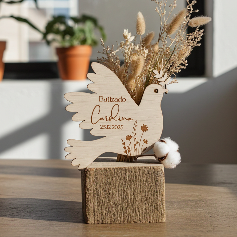 Íman Madeira Pomba - Lembrança 1