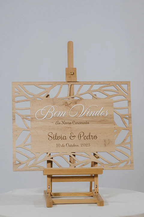 Placa de Boas Vindas Natureza