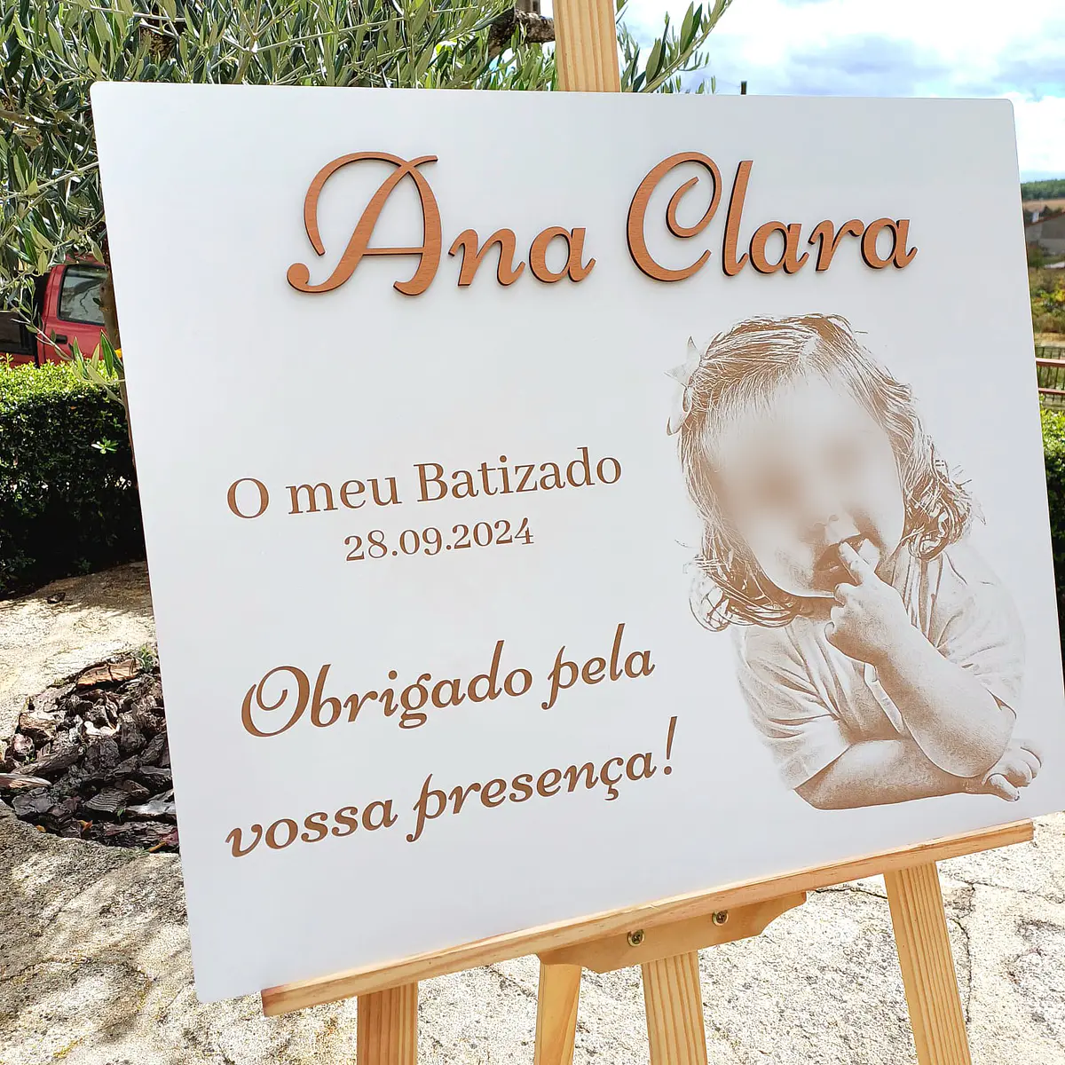 Placa Boas Vindas