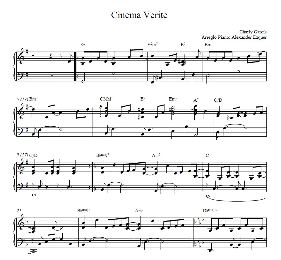 PS 0011 - Cinema Verite - Charly Garcia - Piano solo 1