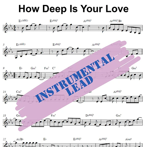 IL 0005 - How Deep Is Your Love - Bee Gees - Instrumental Lead