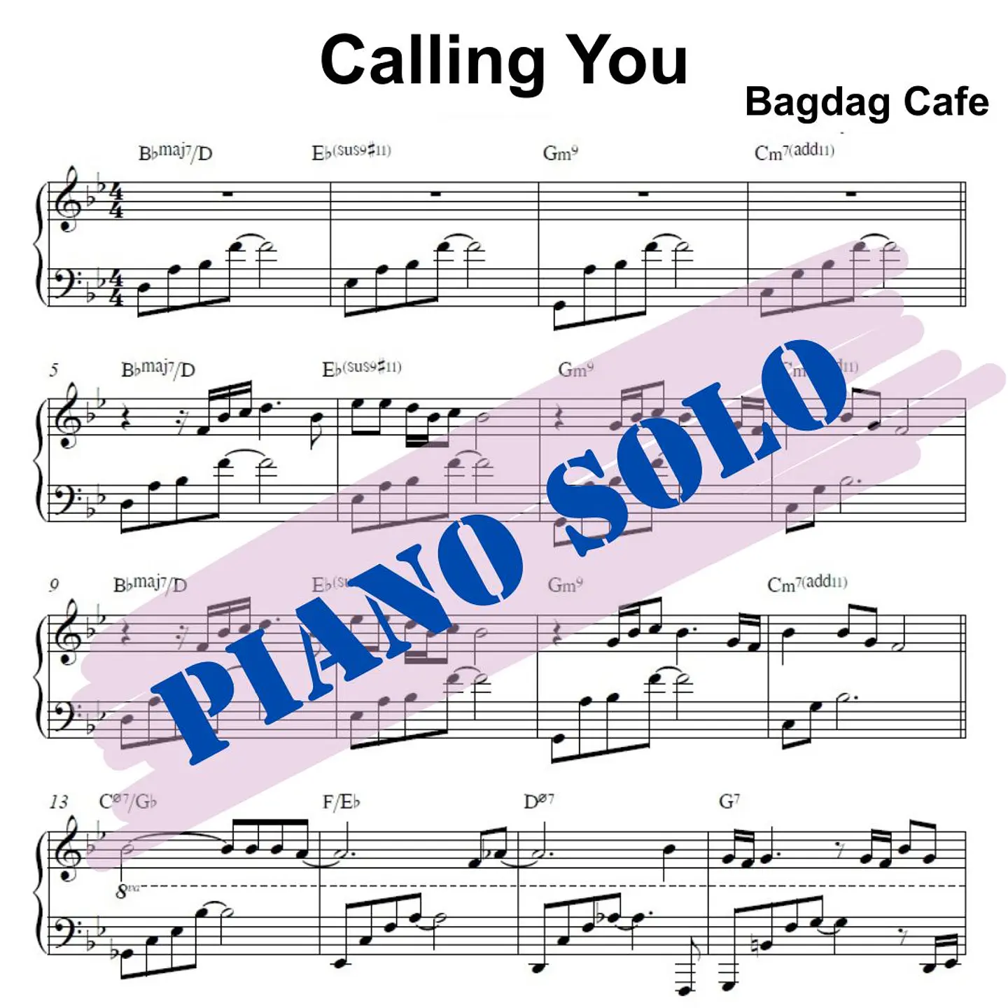 PS 0023 - Calling You (Bagdag Cafe) - Jevetta Steele - Piano solo 1