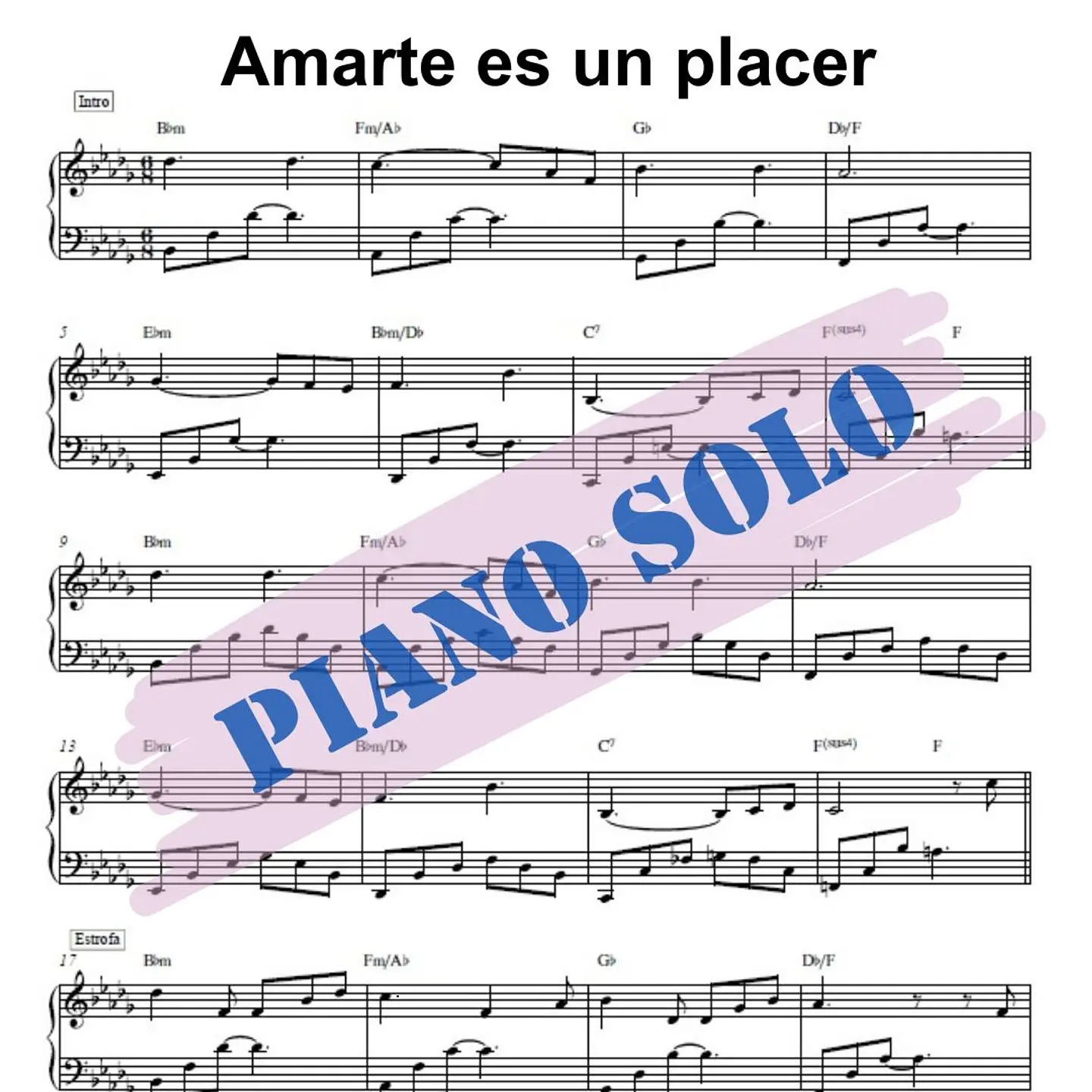 PS 0025 - Amarte es un placer - Luis Miguel - Piano solo 1