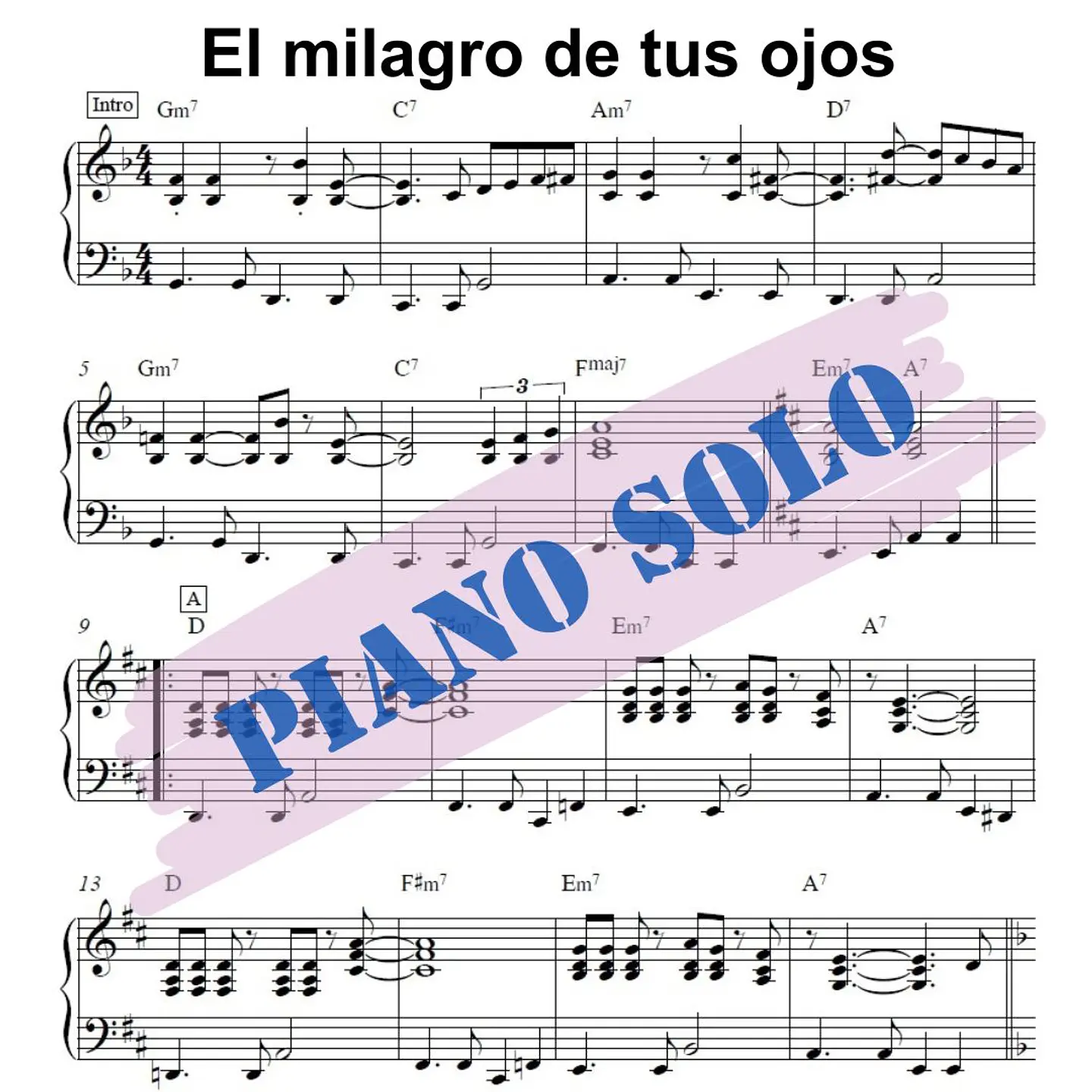 PS 0026 - El milagro de tus ojos - Donald McCluskey - Piano solo 1