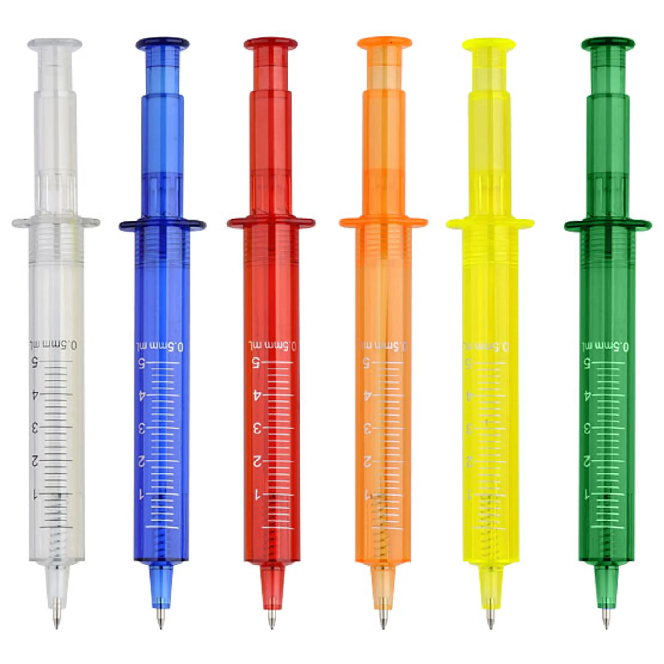Bolígrafo Plástico Jeringa (Pack de 100 Lápices). 1