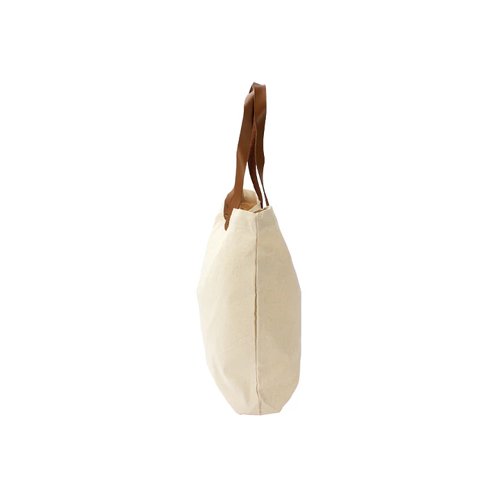 Bolsa de Compras Canvas asas Cuero (12 Unidades). 4