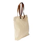 Bolsa de Compras Canvas asas Cuero (12 Unidades). - Miniatura 5