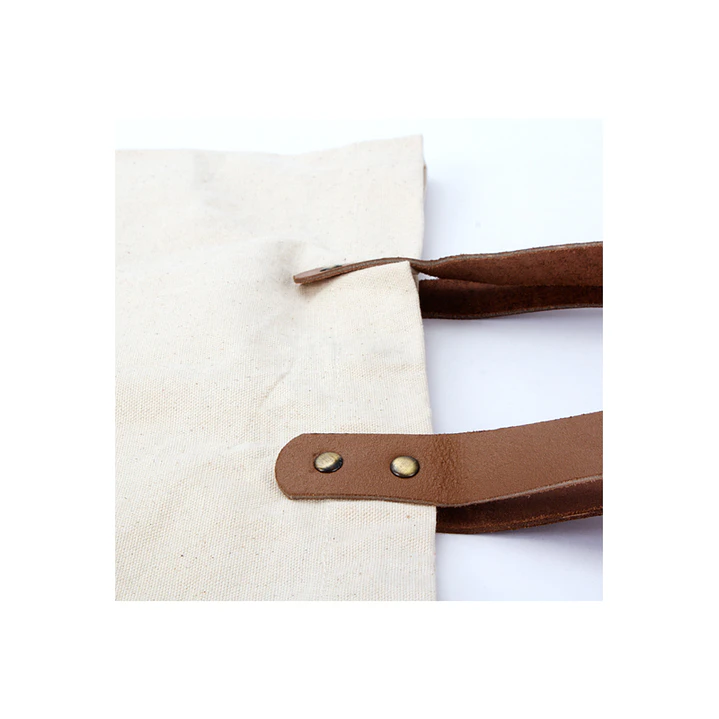 Bolsa de Compras Canvas asas Cuero (12 Unidades). 9