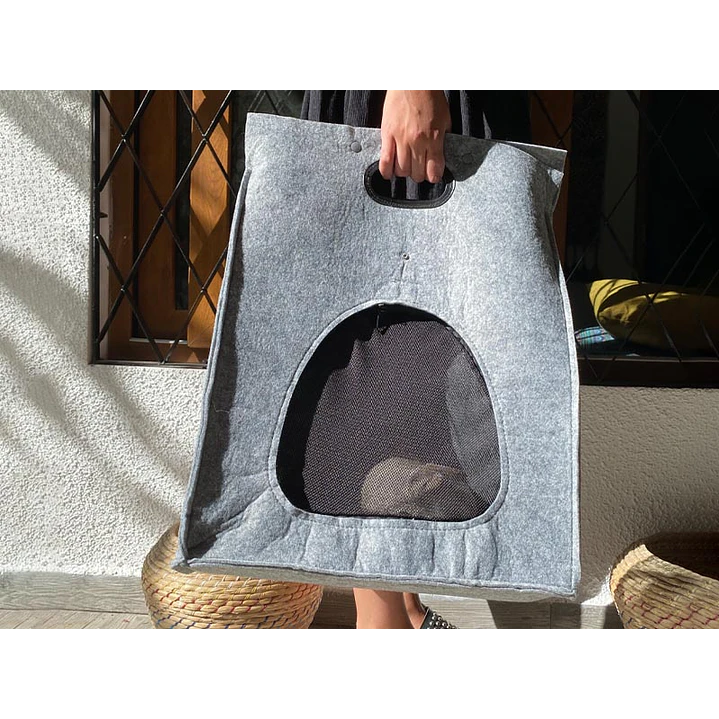Bolso de Fieltro Porta-Mascota 5
