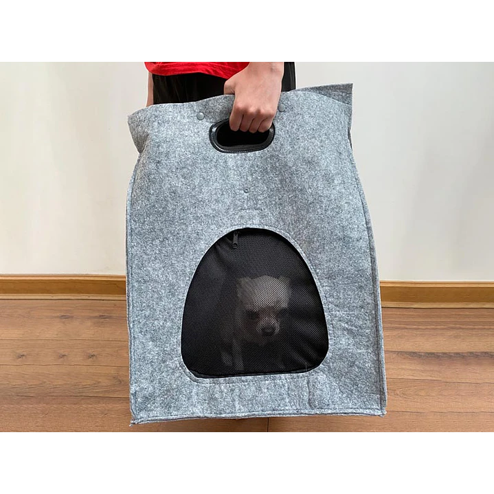 Bolso de Fieltro Porta-Mascota 6