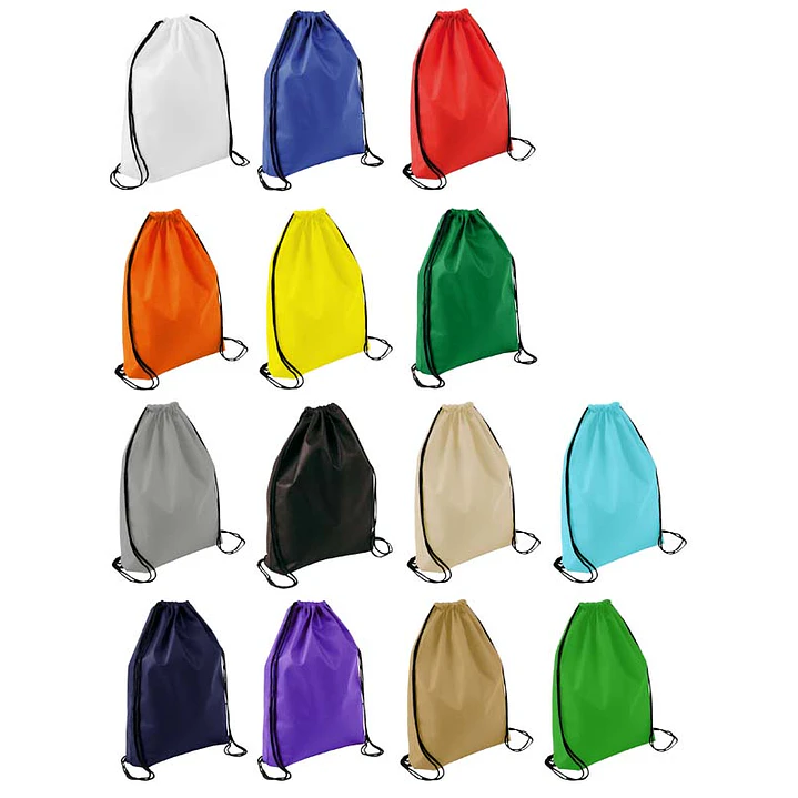 Mochila tipo Morral de TNT (Pack 100 Unidades). 1