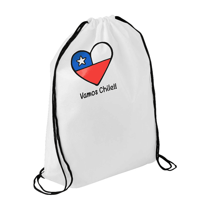 Mochila tipo Morral Vamos Chile!!