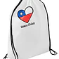 Mochila tipo Morral Vamos Chile!! (Pack 100 Unidades). - Miniatura 1
