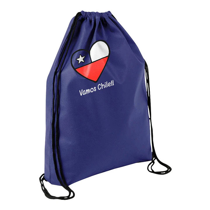 Mochila tipo Morral Vamos Chile!! (Pack 100 Unidades). 2