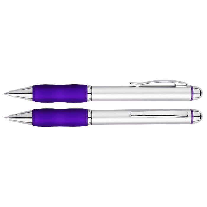 Bolígrafo Plástico Qasar Silver
