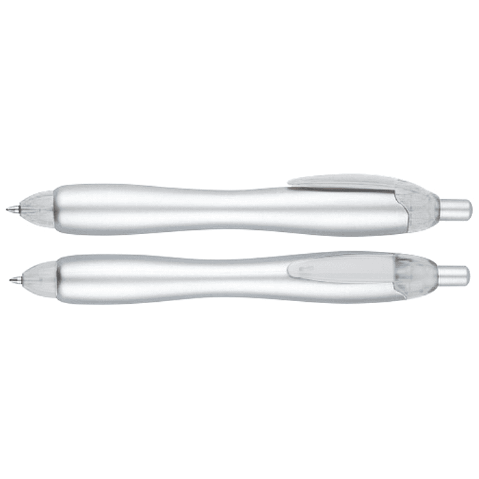 Bolígrafo Plástico Gordito Silver