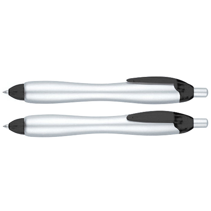 Bolígrafo Plástico Gordito Silver