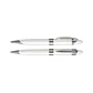 Bolígrafo Metálico White Pearl (Pack de 10 Lápices). - Miniatura 3