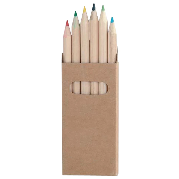 Set 6 Lápices de Colores (Pack de 50 SET). 1
