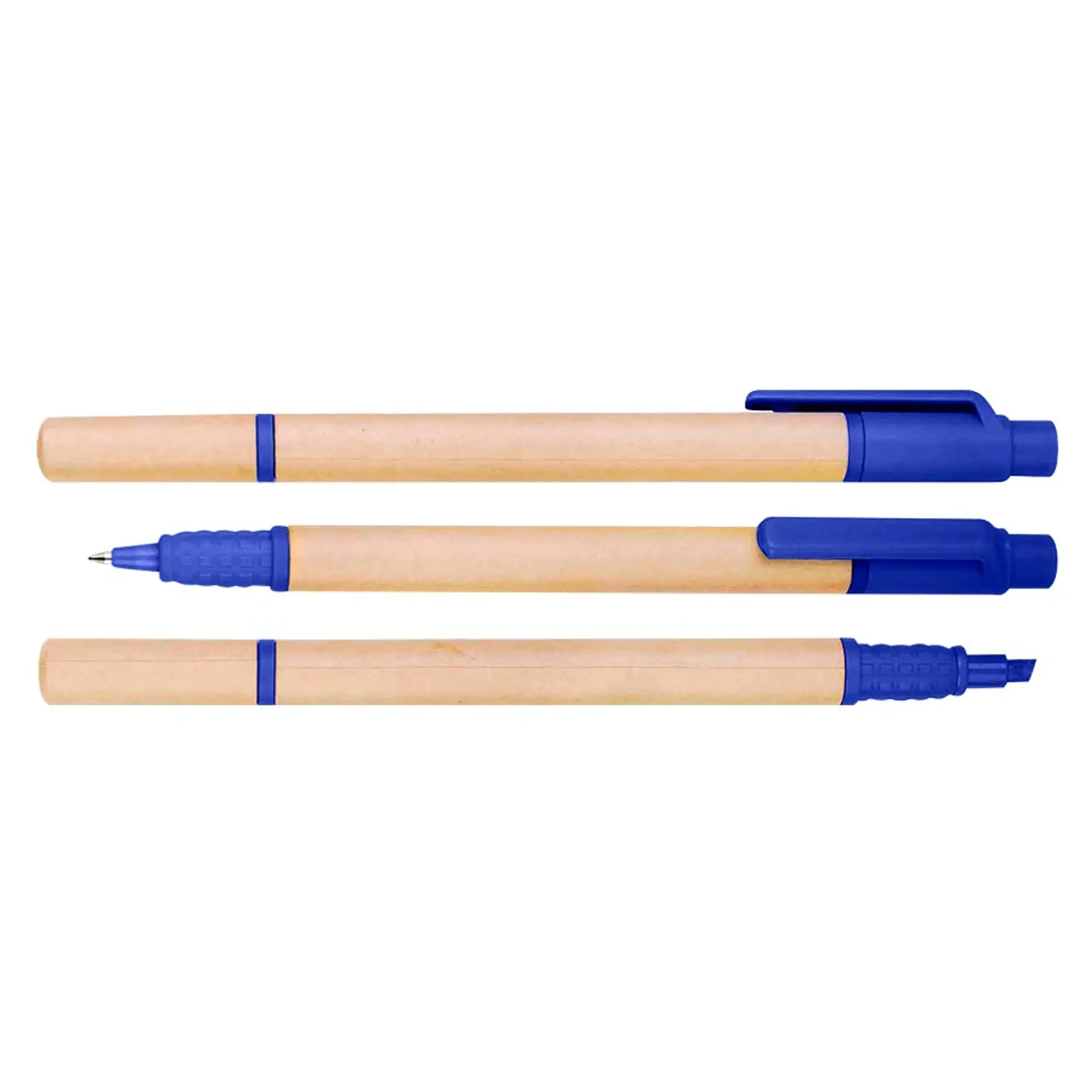 Bolígrafo Ecológico con Destacador (Pack de 100 Lápices). 2