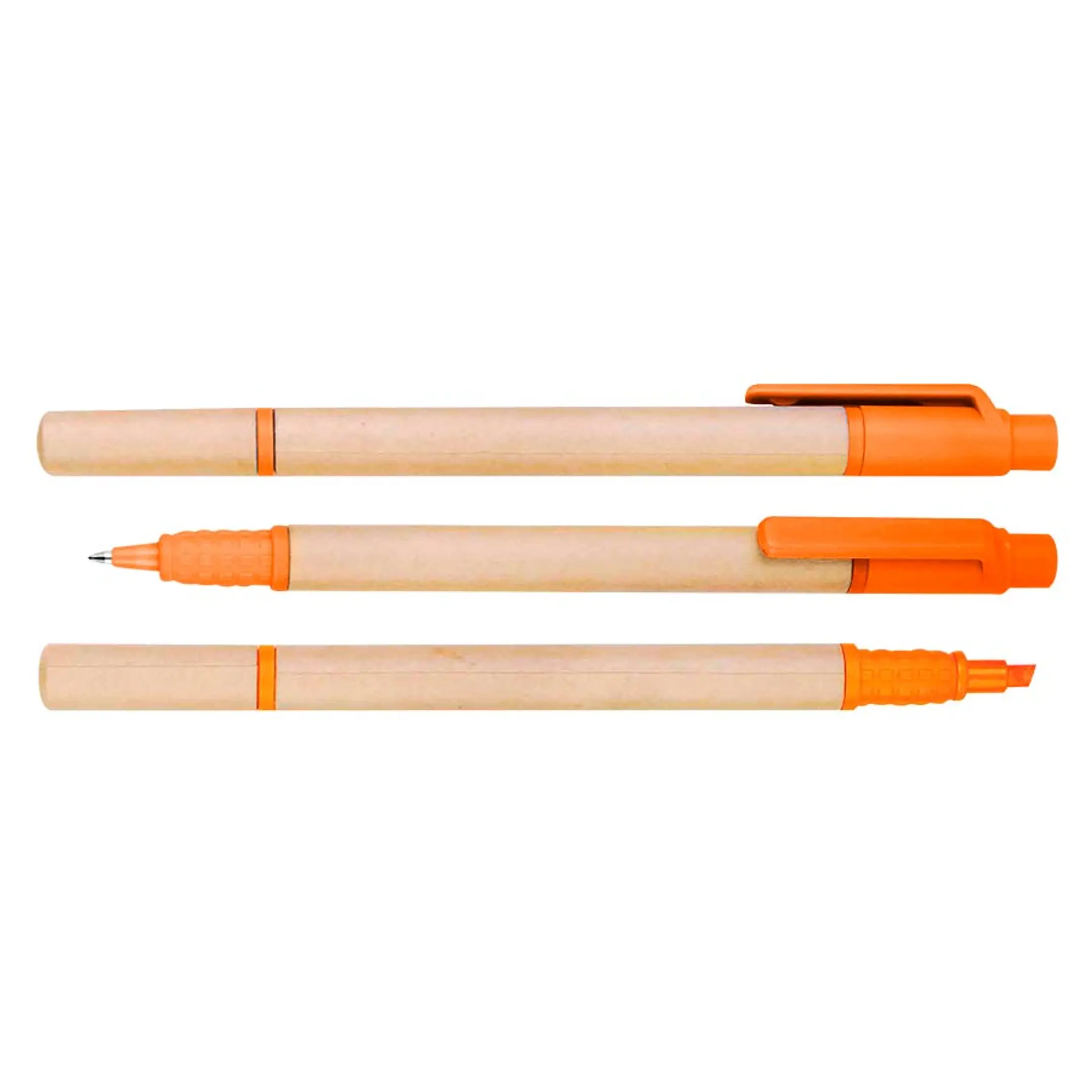 Bolígrafo Ecológico con Destacador (Pack de 100 Lápices). 4