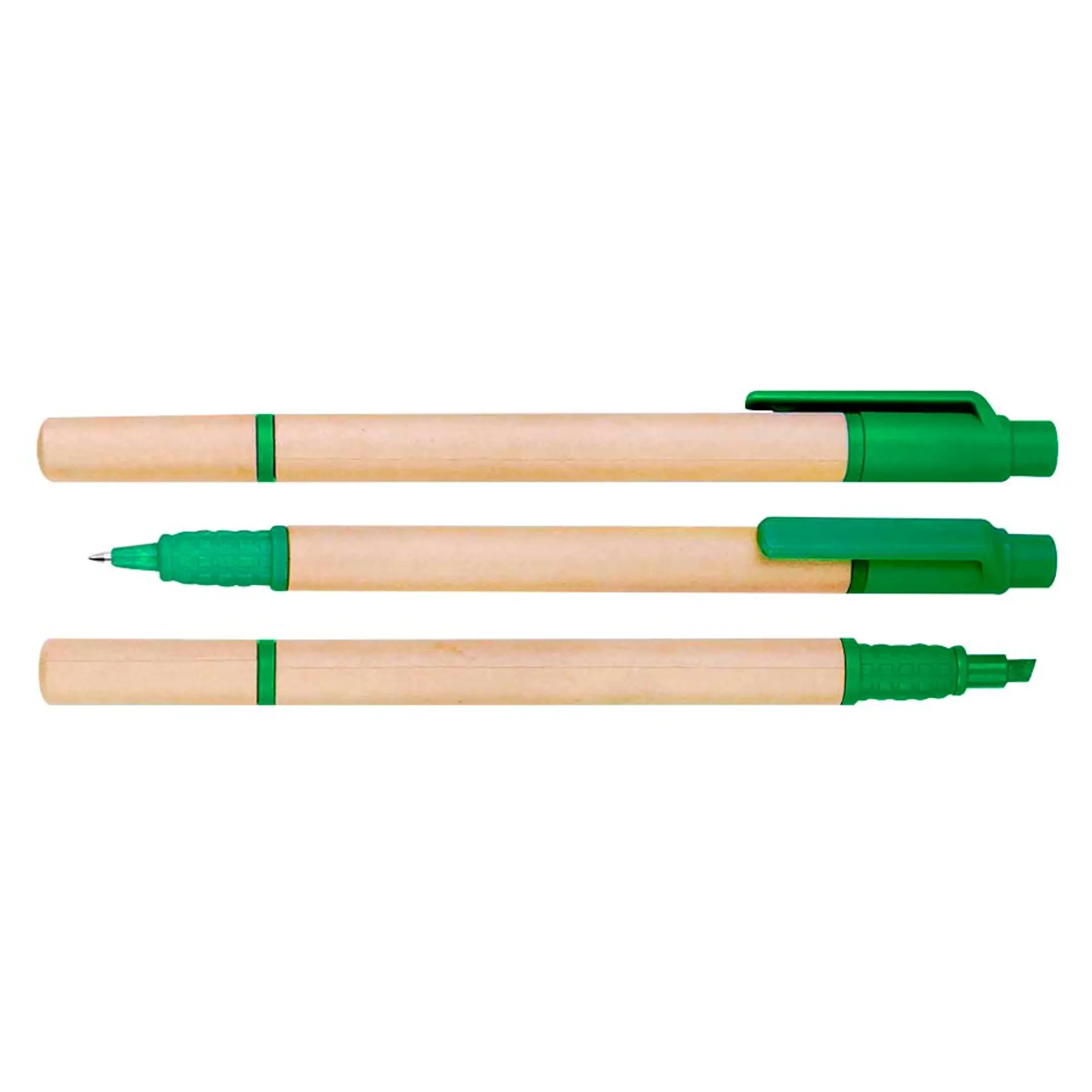 Bolígrafo Ecológico con Destacador (Pack de 100 Lápices). 6